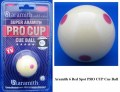 ARAMITH 6 RED SPOT PRO CUP CUE BALL 